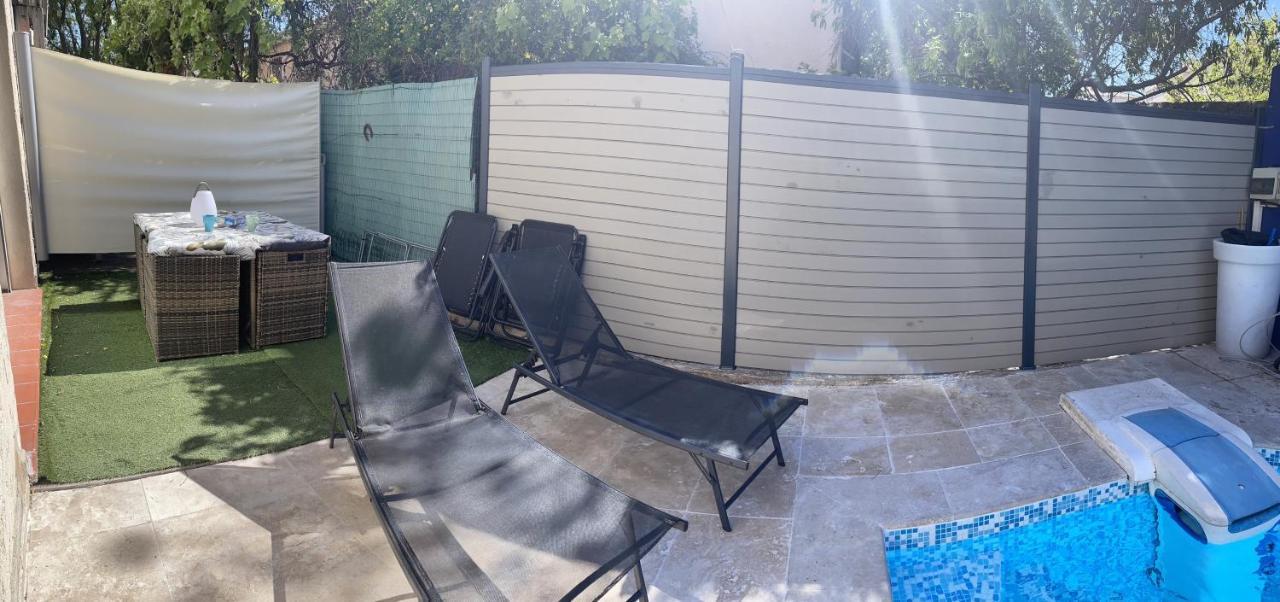 Appart Piscine Privee 80M2 7Mn Velodrome Et Metro Marseilles Exterior foto