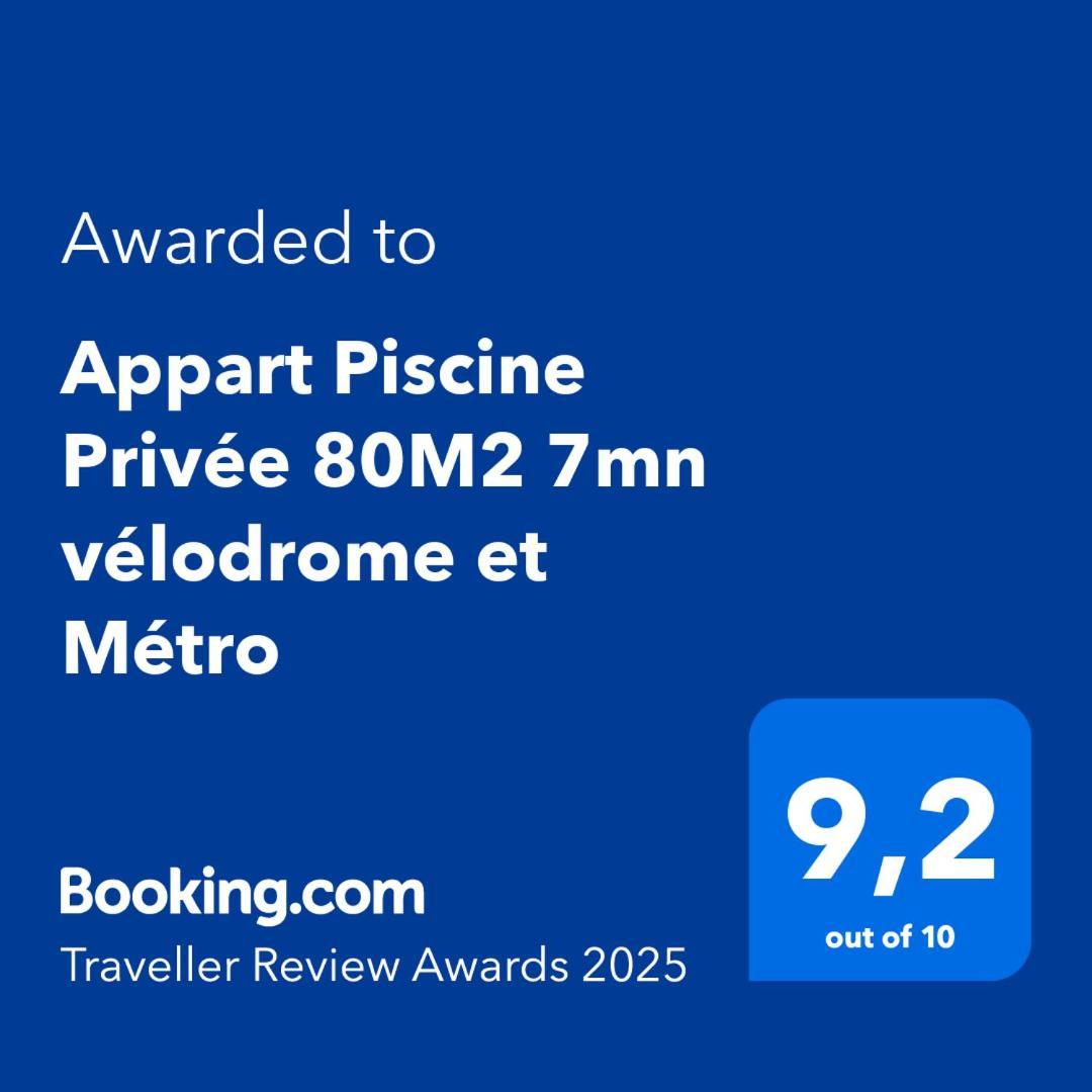 Appart Piscine Privee 80M2 7Mn Velodrome Et Metro Marseilles Exterior foto
